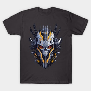 Mecha Skull S01 D82 T-Shirt